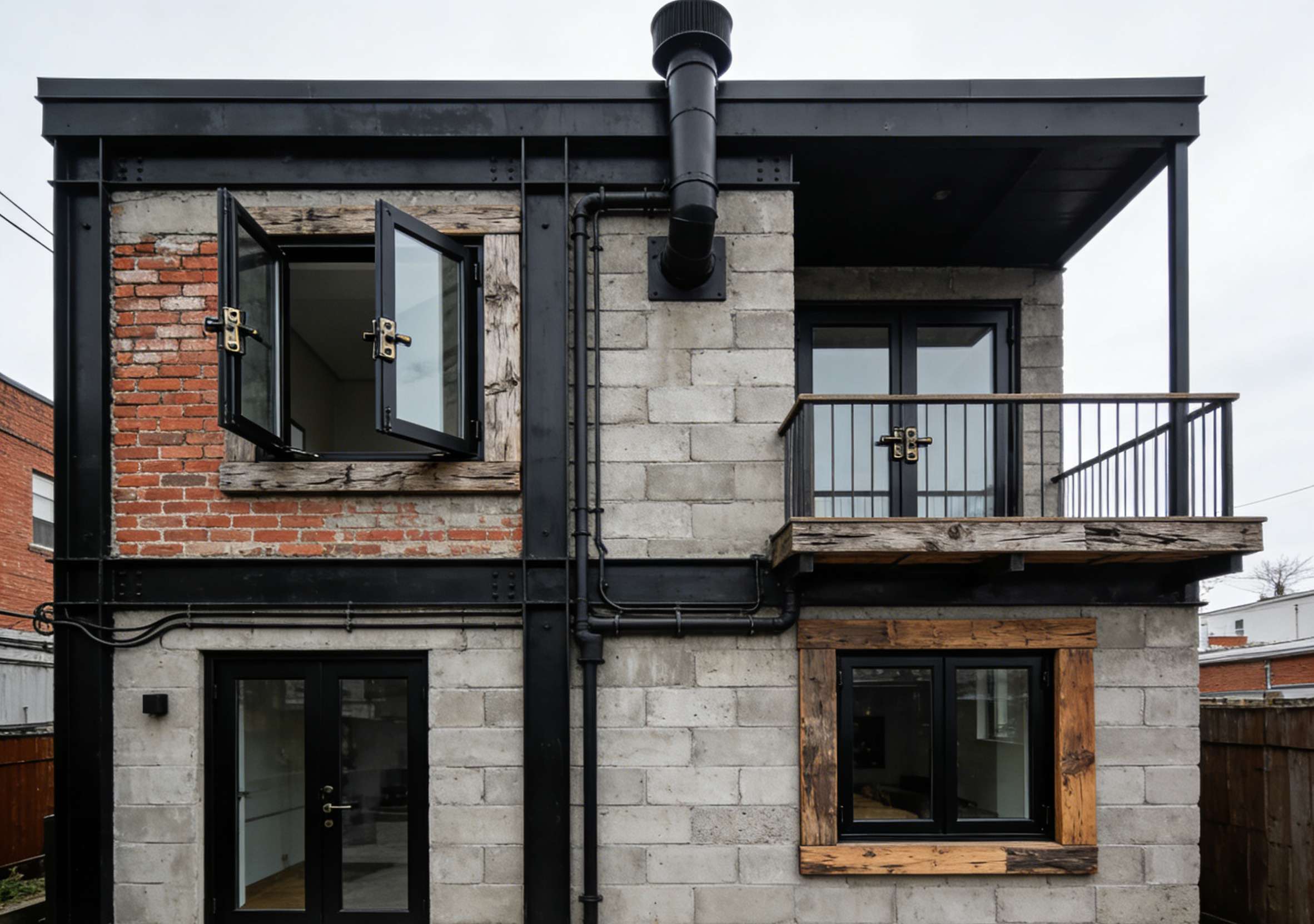 Raw & Refined: An Industrial Small-Footprint Villa That Breathes Character